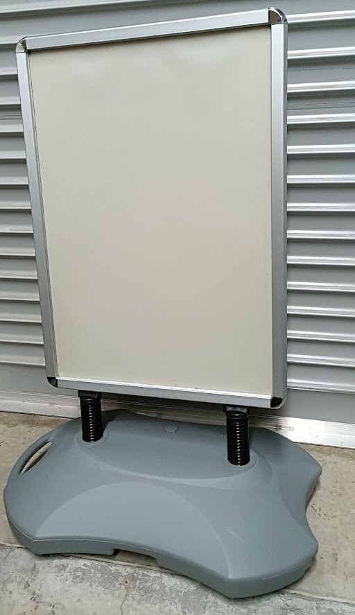 Outdoor A1 Double Sided Snap Frame Advertising Poster Stand Display Board with Water Base