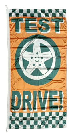 Test Drive Flag, 90x180 cm