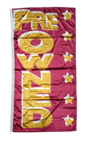 Pre Owned Flag, 90x180 cm