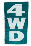 4WD Flag 90x180cm