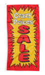 Crazy Prices Sale Flag 90x180cm
