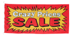 Crazy Prices Sale Flag 180x90cm