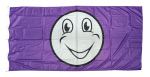 Happy Face Flag Purple